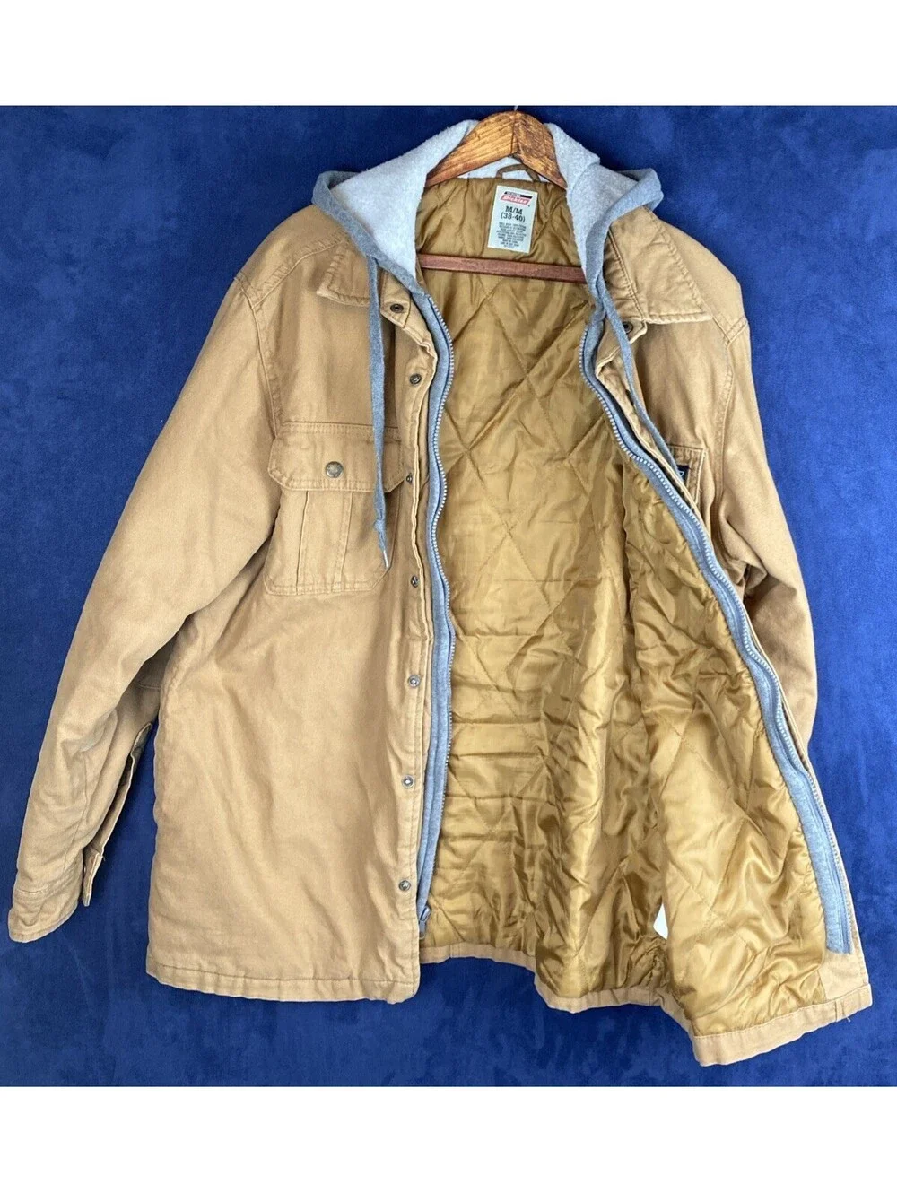 Genuine Dickies Vg Men’s Jacket workwear canvas Sz. M/M  Hooded